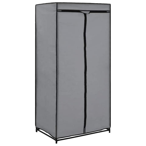 vidaXL Wardrobes 2 pcs Grey 75x50x160 cm