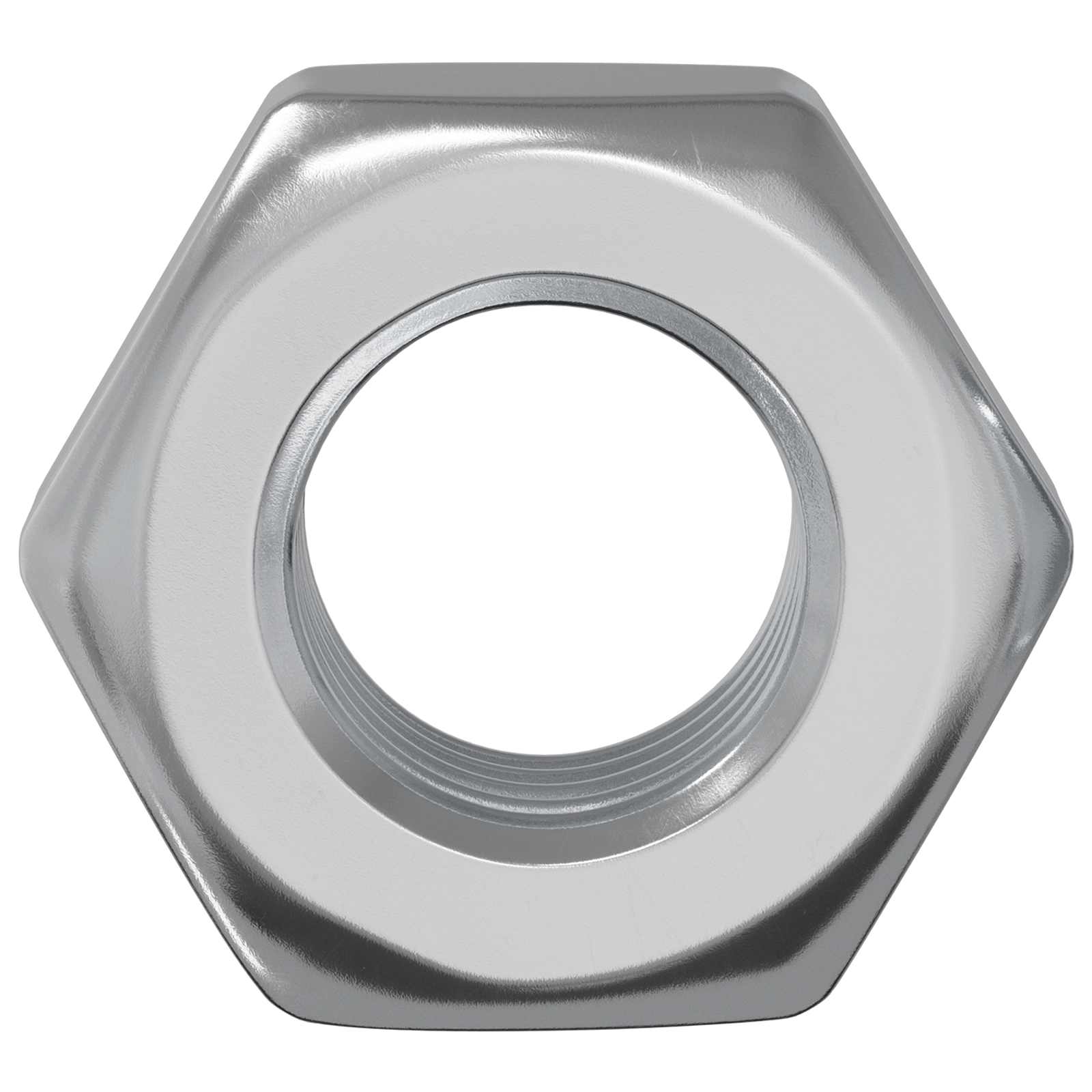 vidaXL Hex Nut 2 pcs Silver M8 Metal