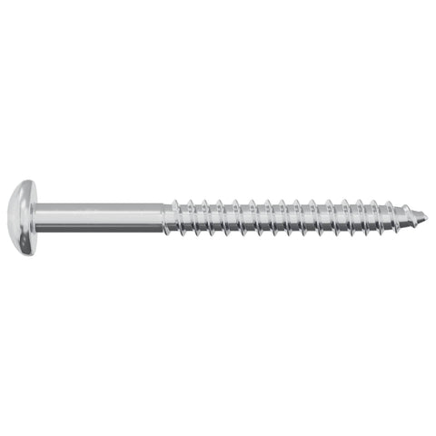 vidaXL Wood Screw 3273 pcs Silver 9.8 x 53 mm Steel