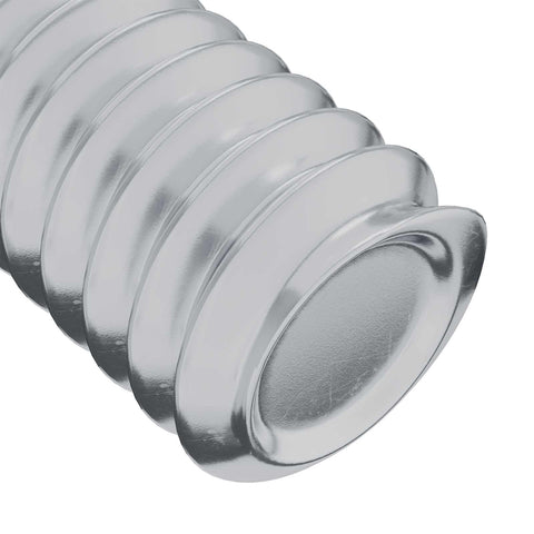 vidaXL Lock Screw Plain 2 pcs Silver M6 x 35 mm Steel