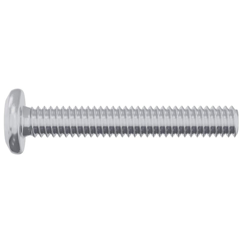 vidaXL Lock Screw Plain 2 pcs Silver M6 x 35 mm Steel