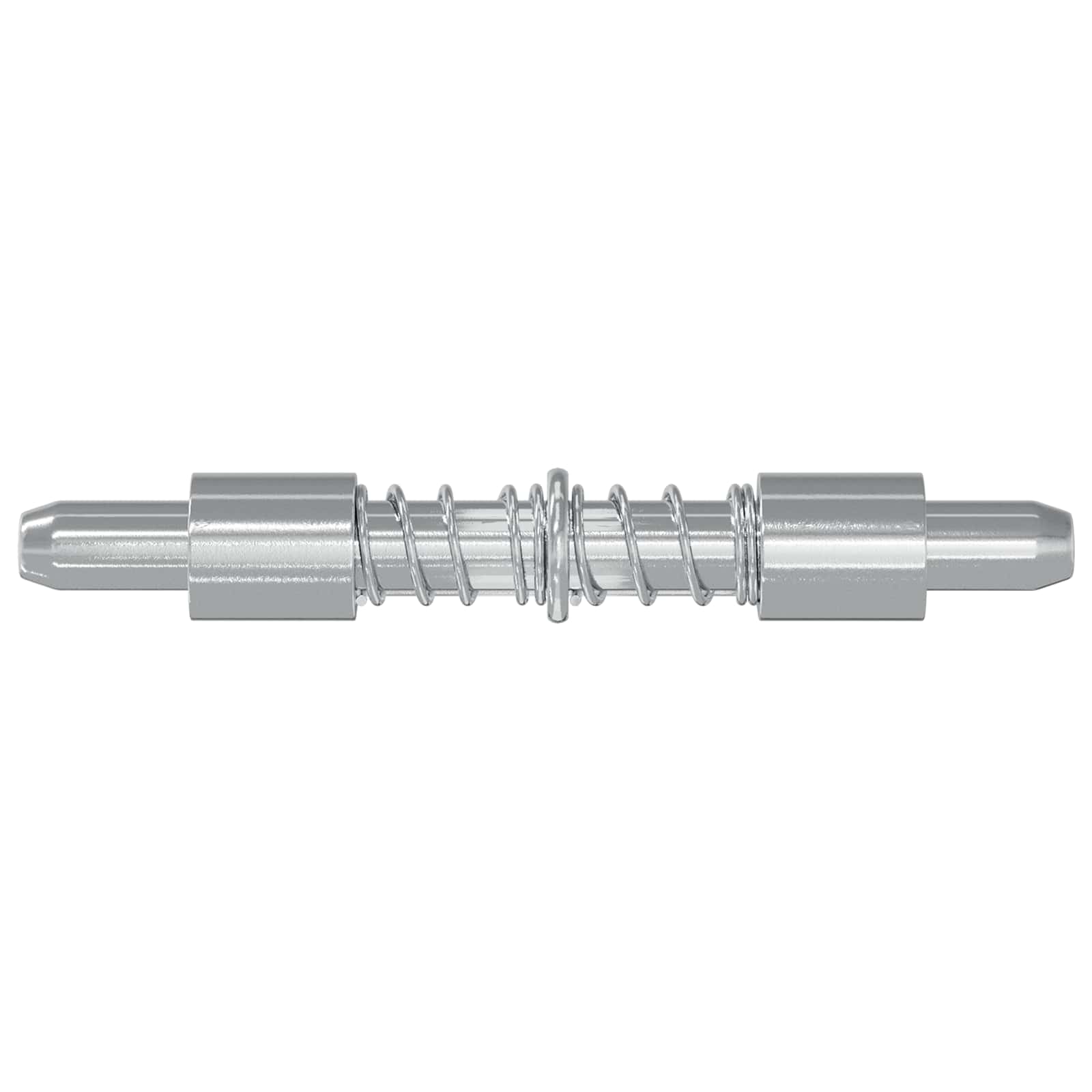 vidaXL Latch 2 pcs Silver 46 x 17 x 1.2 mm Steel
