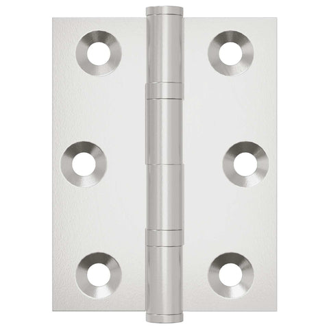 vidaXL Hinge 2 pcs Silver 50 x 38 x 1.3 mm Steel