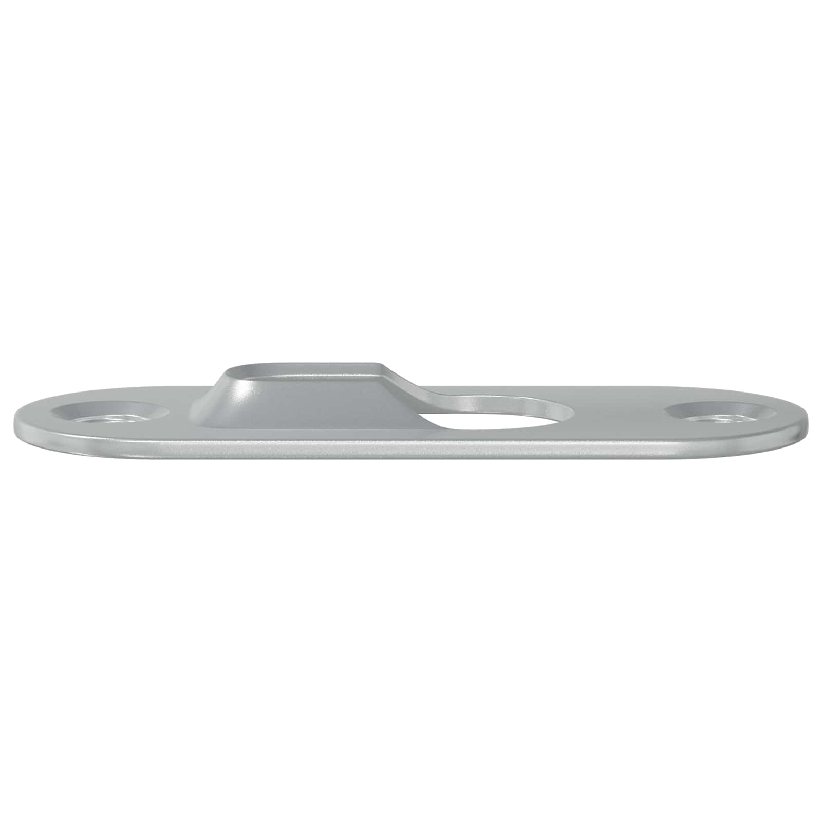 vidaXL Keyhole Hanger 2 pcs Silver 45 x 16 x 3.5 mm Iron