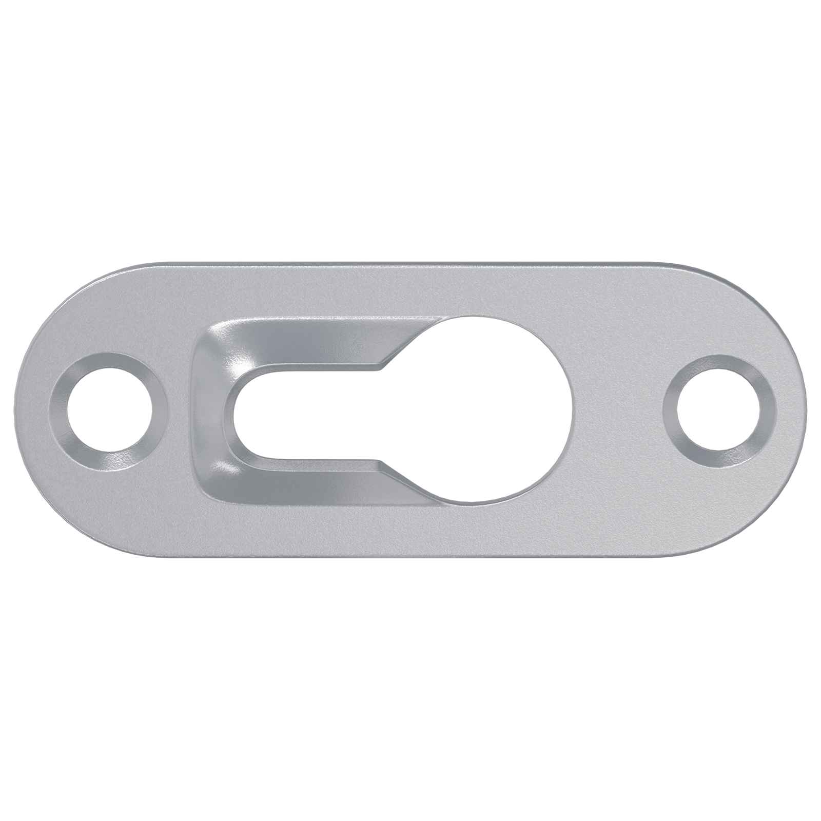 vidaXL Keyhole Hanger 2 pcs Silver 45 x 16 x 3.5 mm Iron