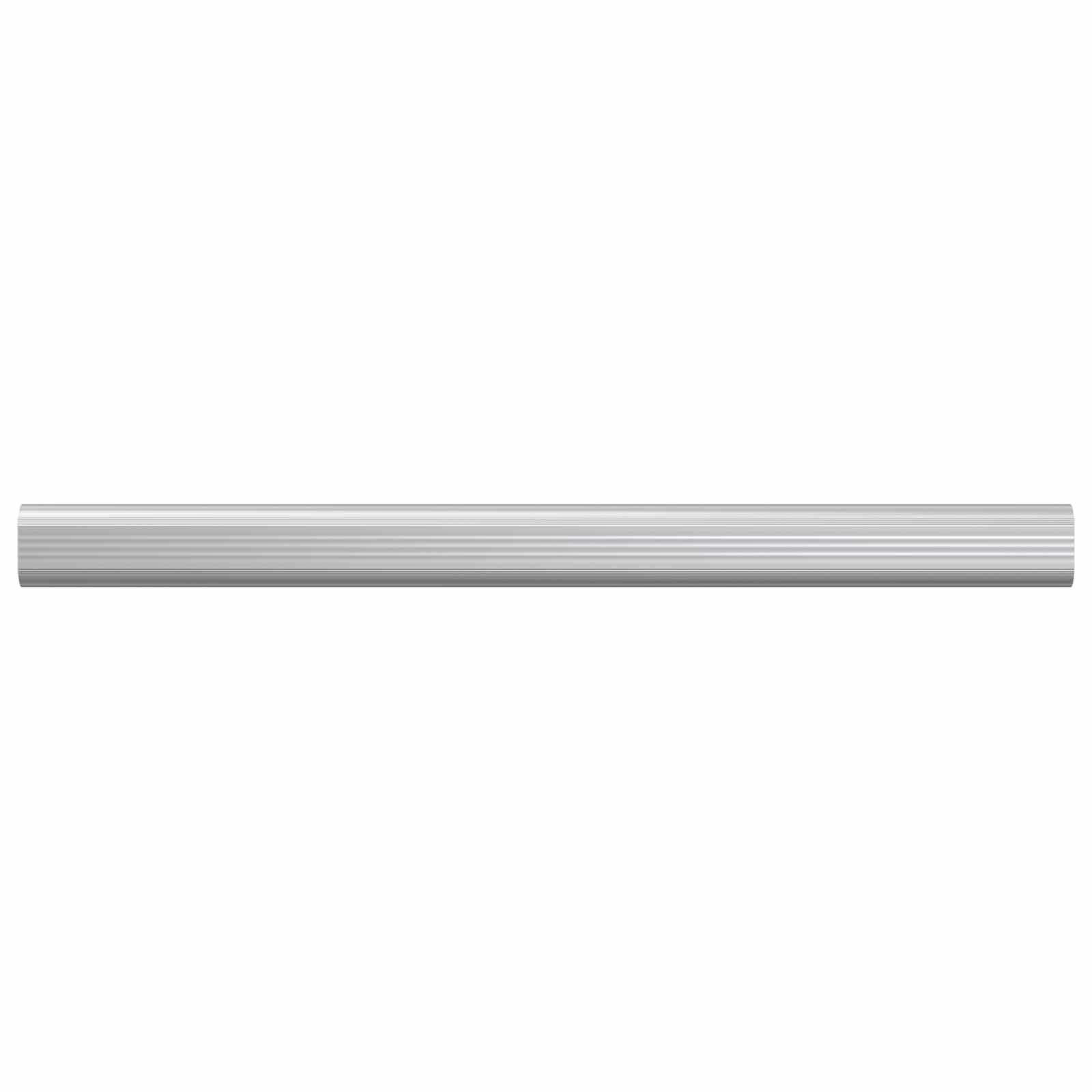 vidaXL Closet Rod 12 pcs Silver 371.5 x 15 x 29 mm Aluminium Alloy