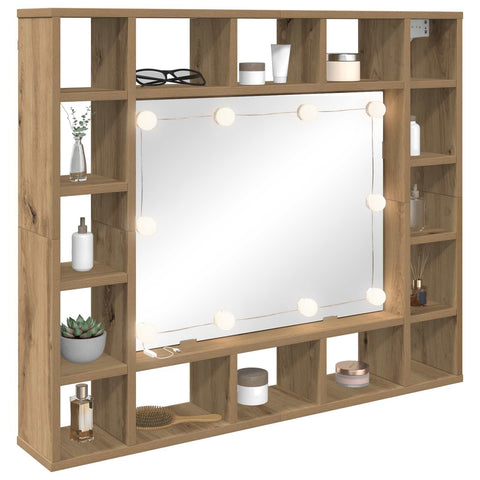 vidaXL Mirror Lights White 4.5 x 4.5 x 4.7 cm Plastic