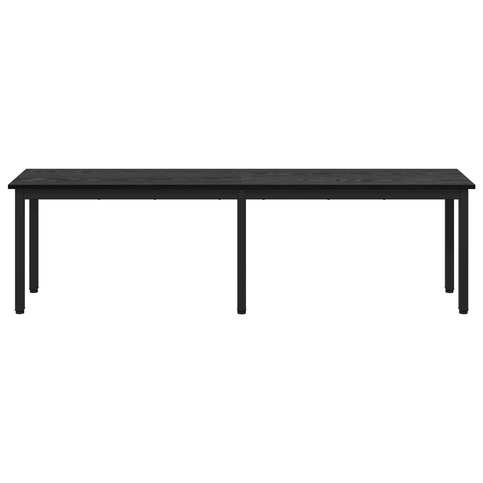 vidaXL Bench Black Oak 160 x 35 x 45 cm Engineered Wood