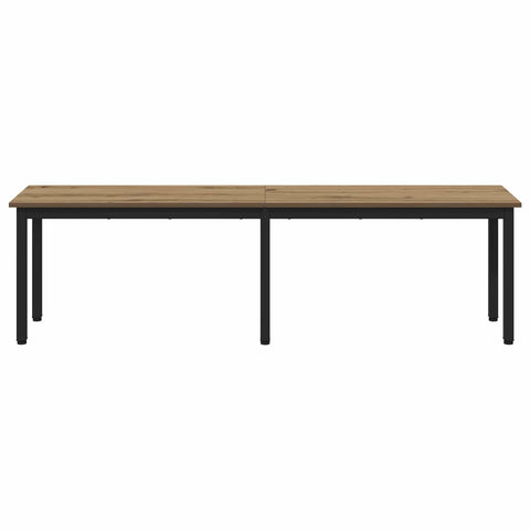 vidaXL Bench Artisian Oak 160 x 35 x 45 cm Engineered Wood