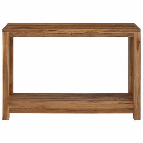 vidaXL Console Table Natural 110 x 35 x 75 cm Solid Teak Wood