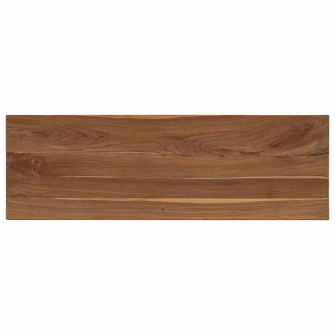 vidaXL Console Table Natural 110 x 35 x 75 cm Solid Teak Wood