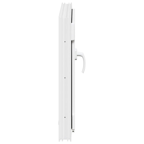 vidaXL Basement Window RISOR 60 x 60 cm PVC and Glass White