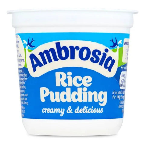 Ambrosia Ready To Eat Rice Pudding Pot 150g (Case of 6)