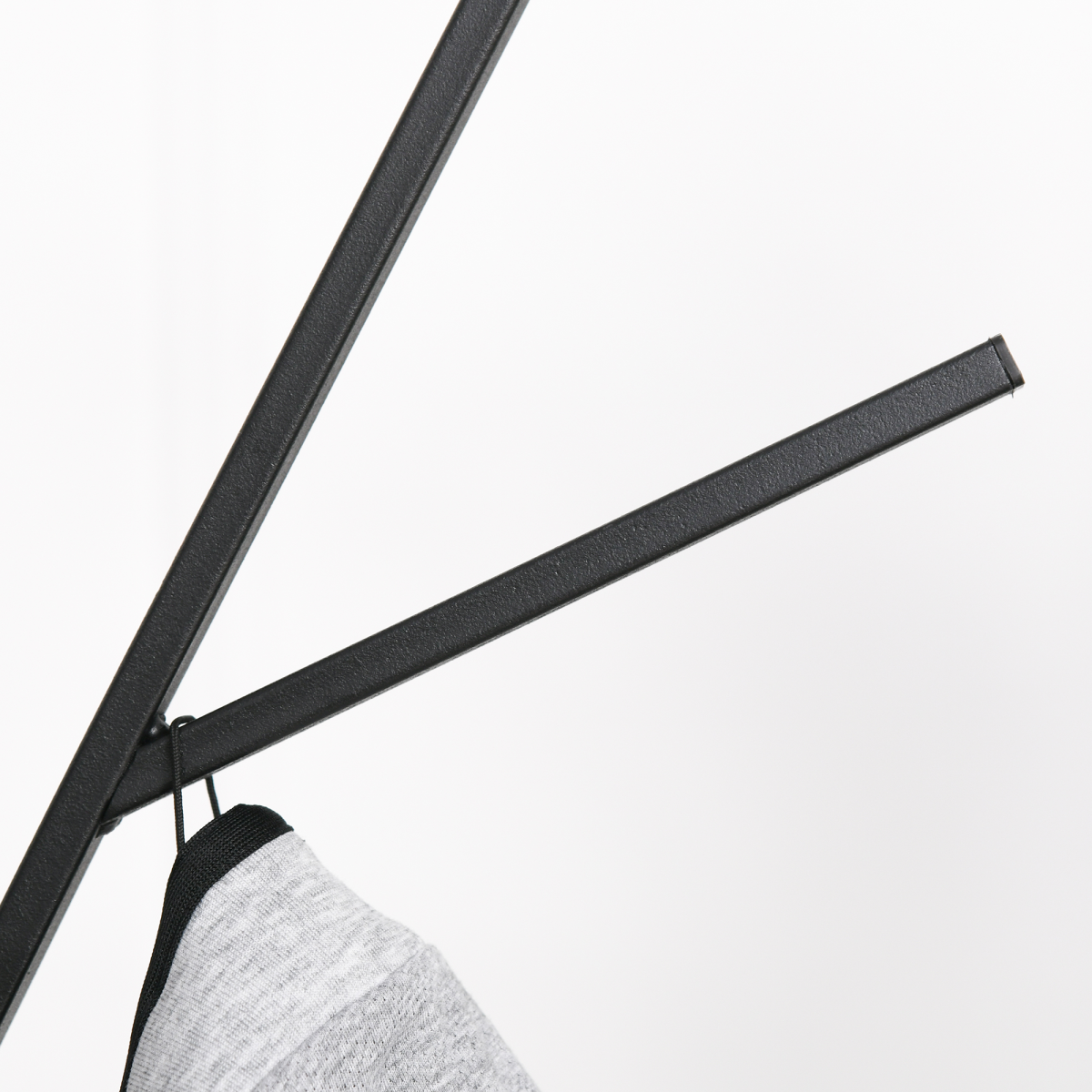 180cm Free Standing Coat Rack Metal Shelf Holder Stand Display Clothes Hat