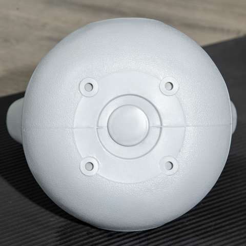 SPORTNOW 16kg Kettle Bell with Handle for Home Gym, Green and Grey
