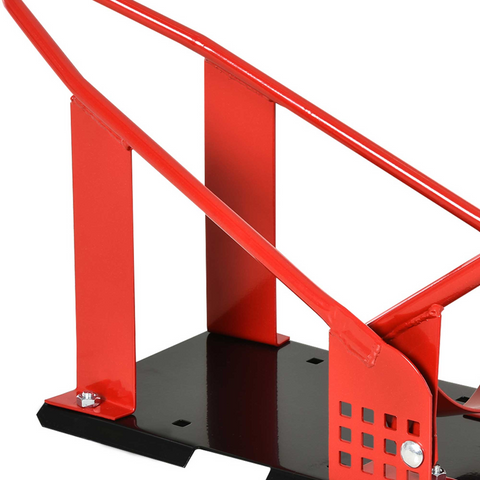 Motorcycle Wheel Chock 8-15.5 cm Metal Holder For Truck And Trailer HOMCOM