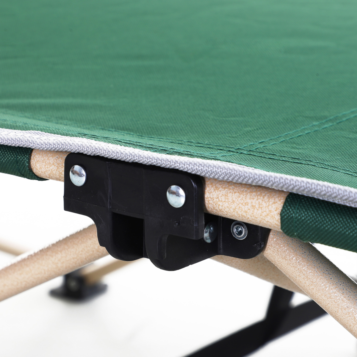 Single Portable Outdoor Military Sleeping Bed Camping Cot Green Outsunny