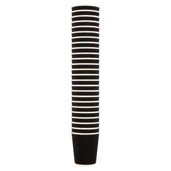 8oz Ripple Coffee Cup (Black)