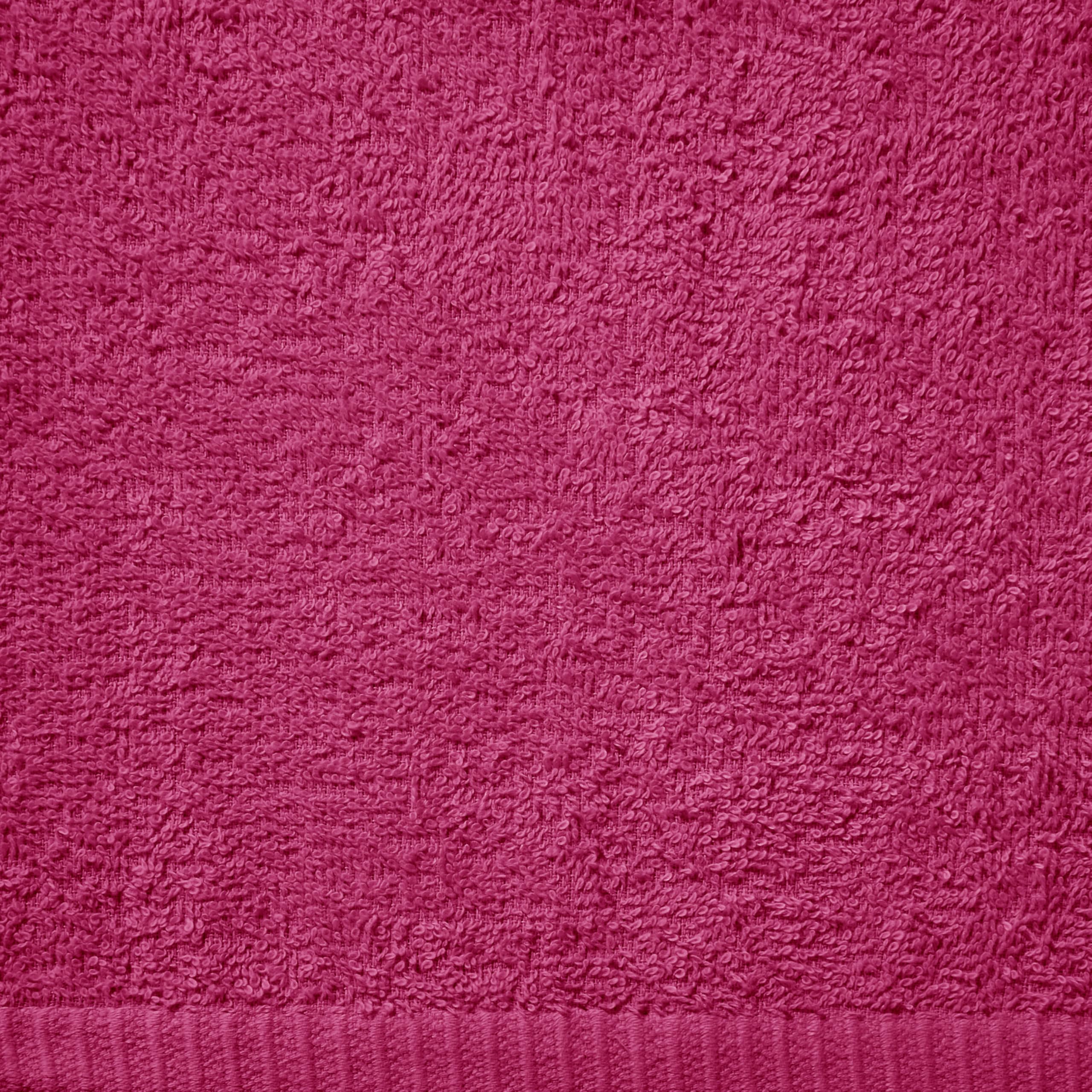 Catherine Lansfield Quick Dry Cotton 30x30 cm 4 Pack Face Cloths Hot Pink