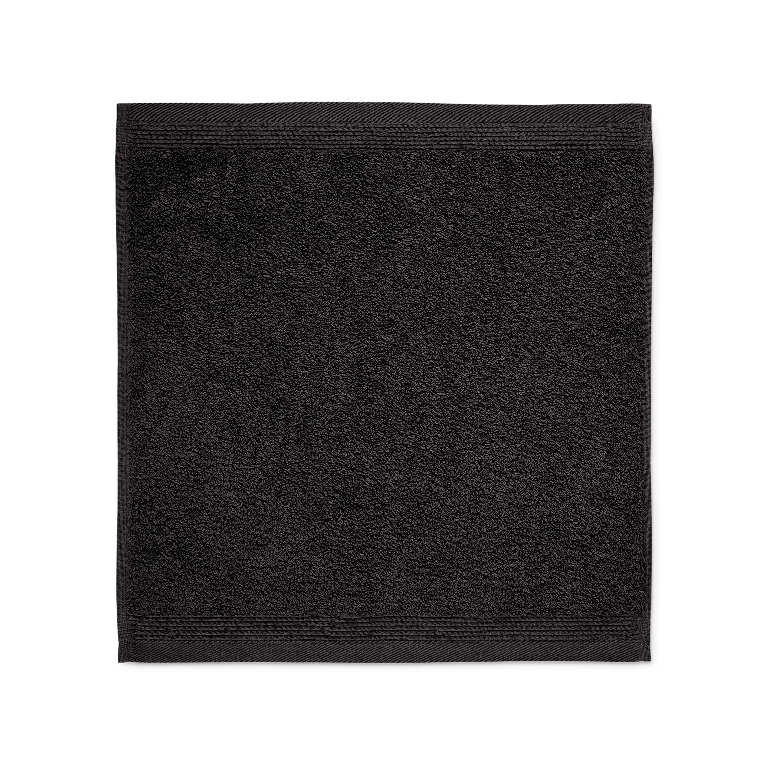 Möve Superwuschel Flannel 30 x 30 cm 100% Cotton Black