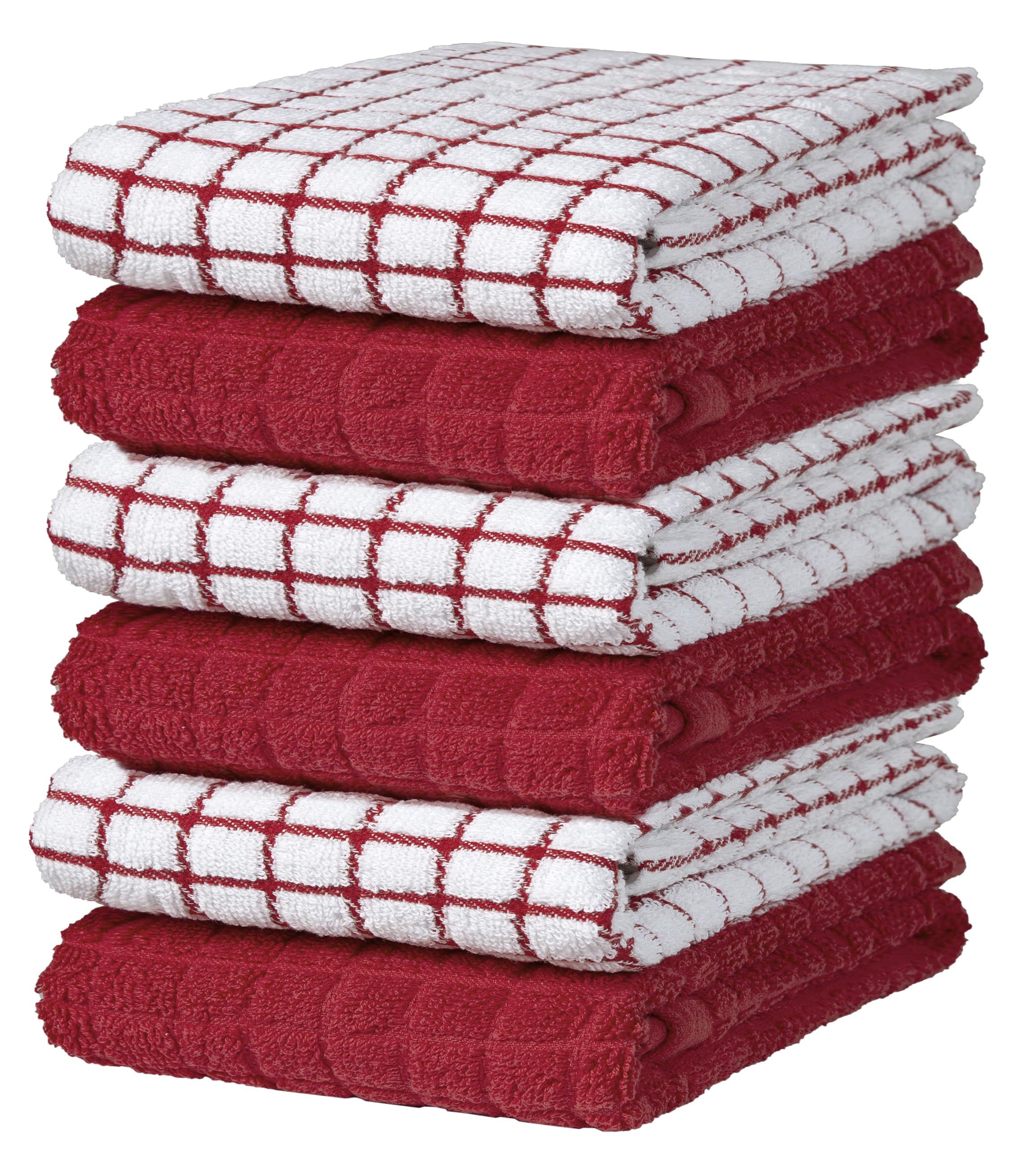 Kitchen Towels 16"x 28" | Dish Towels | Kitchen Hand Towels | Large Dishcloths Set | Highly Absorbent Tea Towel, Soft with Hanging Loop