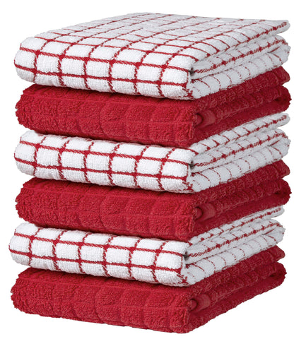 Kitchen Towels 16"x 28" | Dish Towels | Kitchen Hand Towels | Large Dishcloths Set | Highly Absorbent Tea Towel, Soft with Hanging Loop