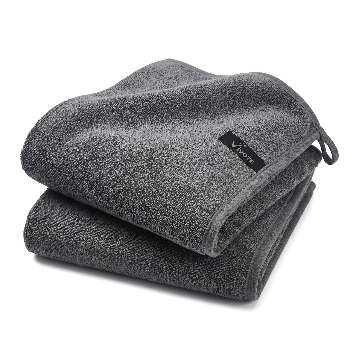 VIVOTE Microfibre Hand Towels for Bathroom Hand Towel with Hanging Loop
