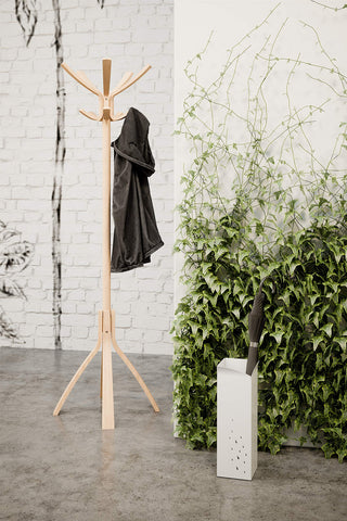 Alba Coat Stand, Light Wood, One Size, PMCAFEC