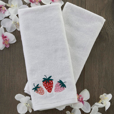 SKL Home Summer Strawberries Hand Towel (2-Pack)