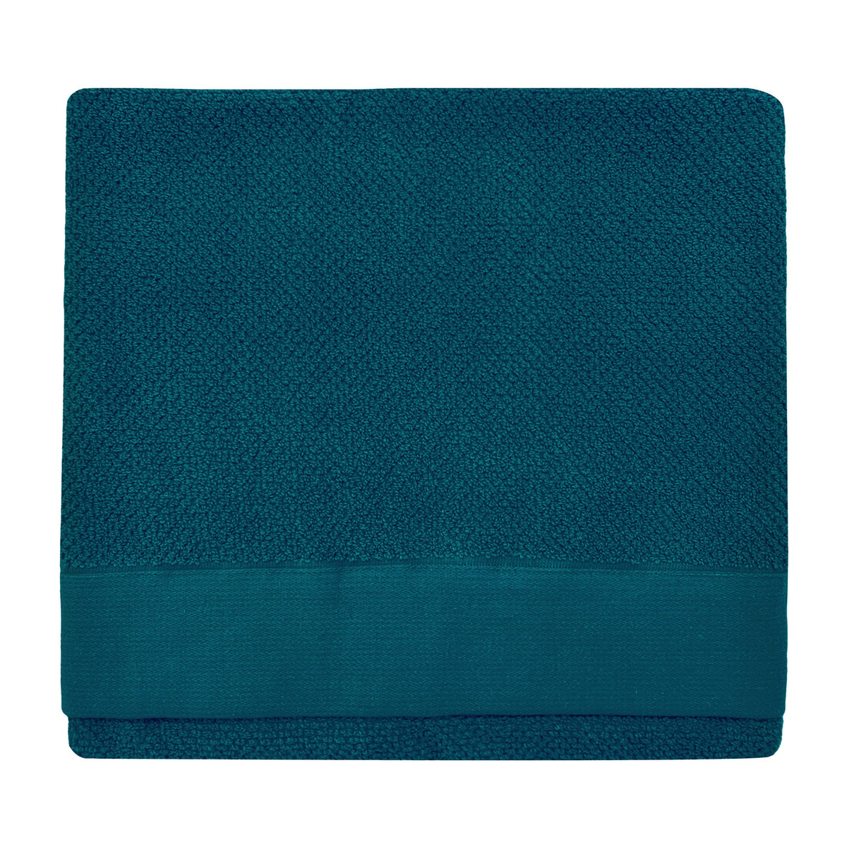 furn. Textured Bath Towel, Cotton, Blue,70 x 130cm