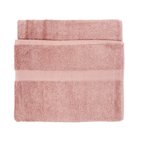 Yard The Linen Loft 6 Piece Hand Towel/Bath Sheet Bale, Cotton, Blush