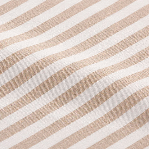Bed Cover 140 x 190 / 200 cm Bed Base Cover 140 cm – Beige Stripes
