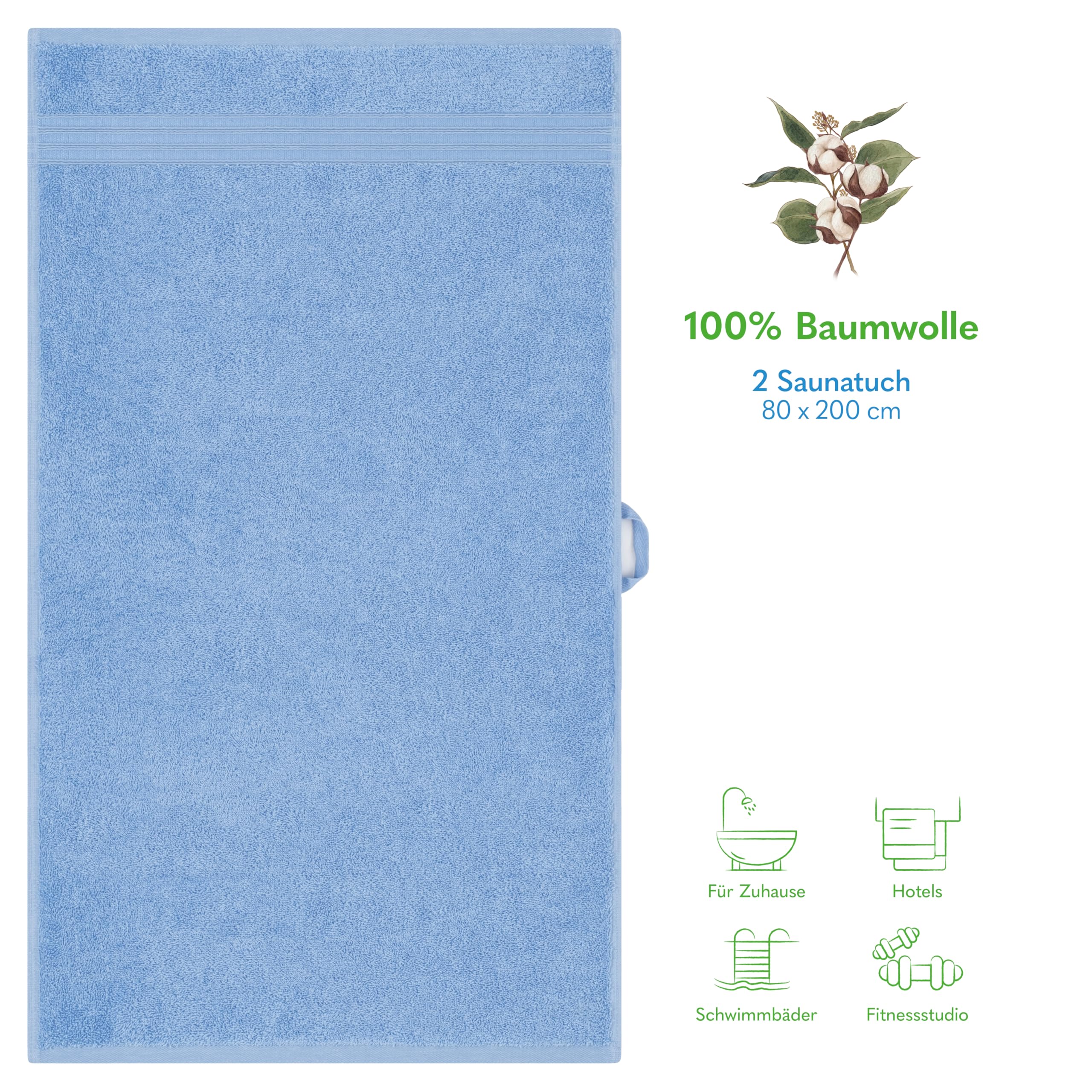 Hammetex Bathrobe 100% Cotton Unisex for Men and Women Quality 400 g/m² Quality Soft Absorbent Terry Towelling Bathrobe for Couples with Pockets