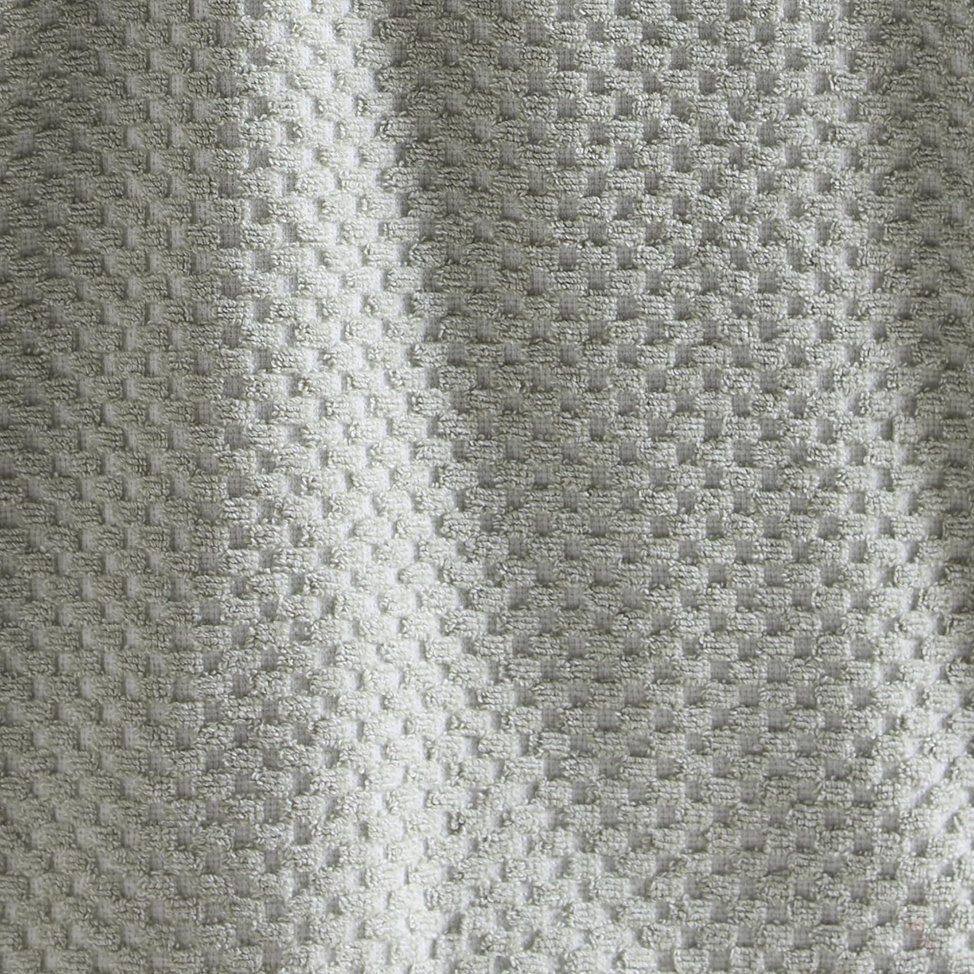 Dreams & Drapes Popcorn Check Hand Towel Green – Soft Absorbent 100% Cotton Jacquard Check Bathroom Towel, Quick‑Dry