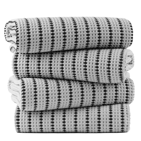 POLYTE 430 GSM Microfibre Quick Dry Waffle Bath Towel, 76.2x152.4 cm