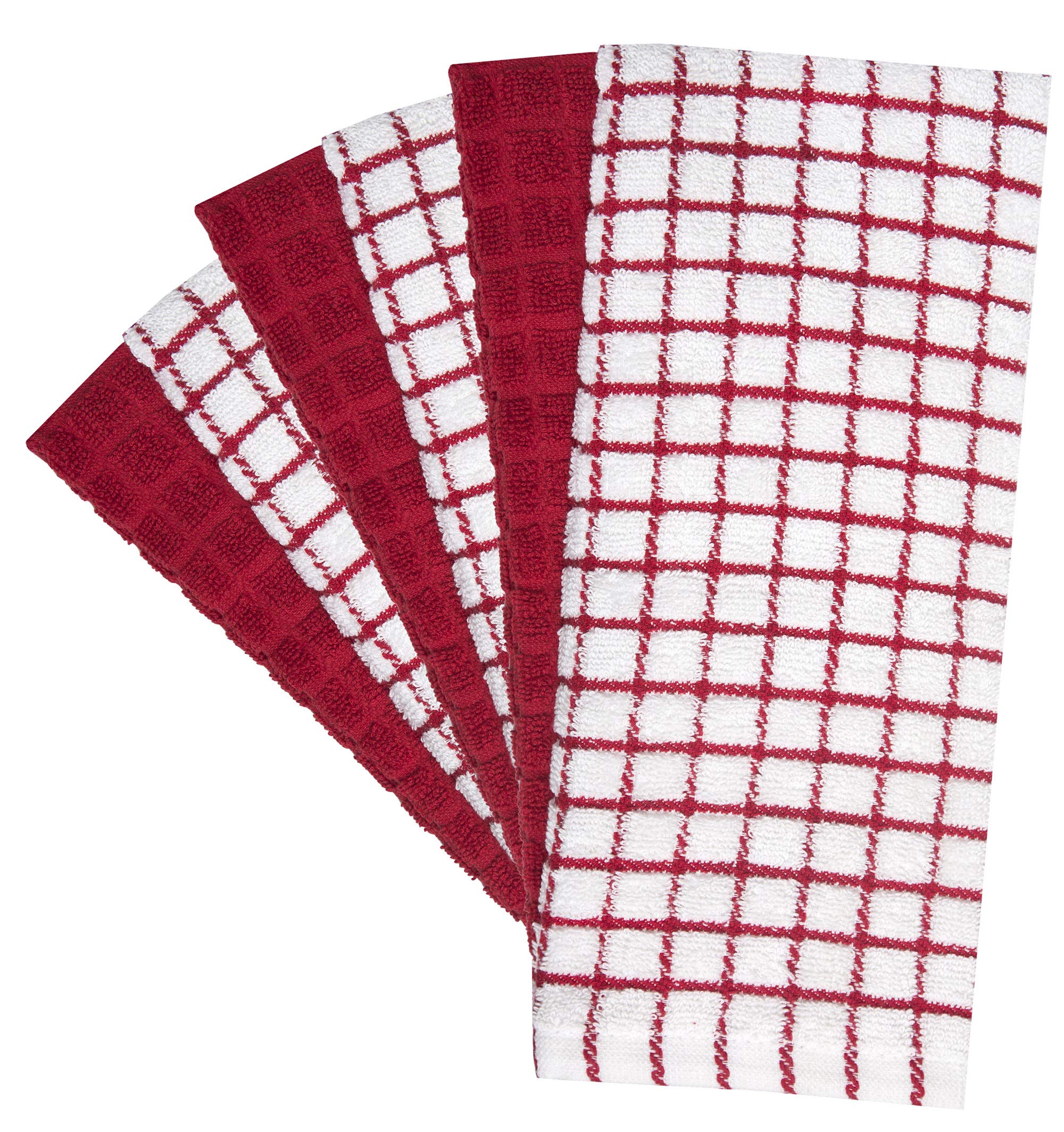 Kitchen Towels 16"x 28" | Dish Towels | Kitchen Hand Towels | Large Dishcloths Set | Highly Absorbent Tea Towel, Soft with Hanging Loop