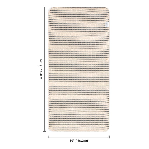 POLYTE 430 GSM Microfibre Quick Dry Waffle Bath Towel, 76.2x152.4 cm