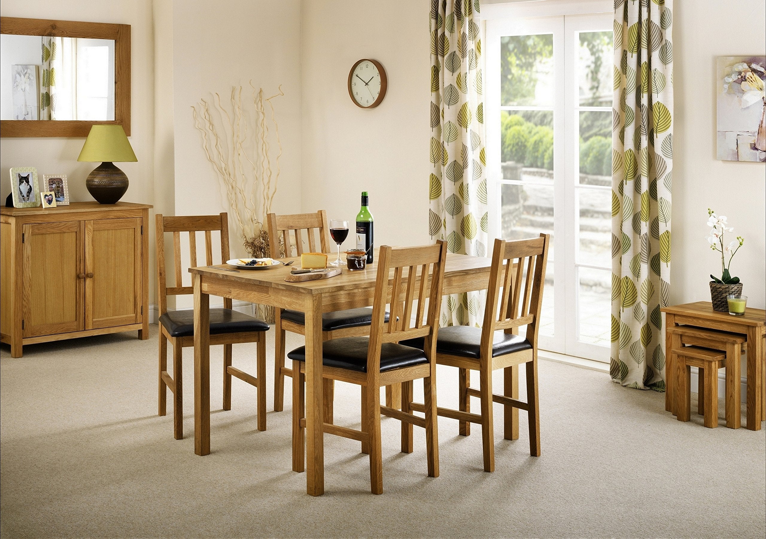 Julian Bowen Coxmoor Coffee Table, Solid Oak - H48 x W120 x D60cm