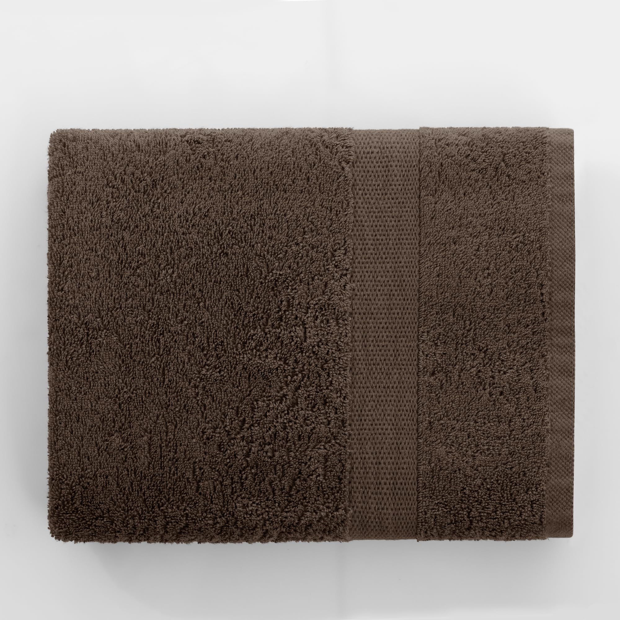 DecoKing Set of 10 Cotton Quality 525 g/m² 4 Guest Towels 30 x 50 cm 4 Hand Towels 50 x 100 cm and 2 Bath Towels 70 x 140 cm Brown Nut Brown