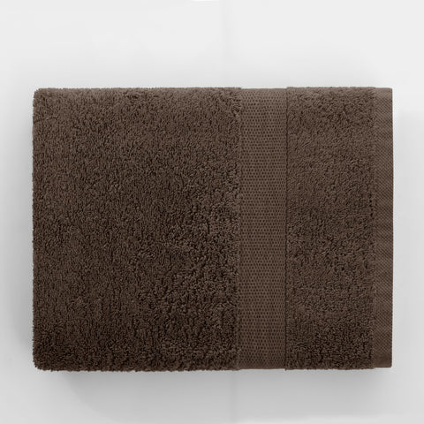 DecoKing Set of 10 Cotton Quality 525 g/m² 4 Guest Towels 30 x 50 cm 4 Hand Towels 50 x 100 cm and 2 Bath Towels 70 x 140 cm Brown Nut Brown