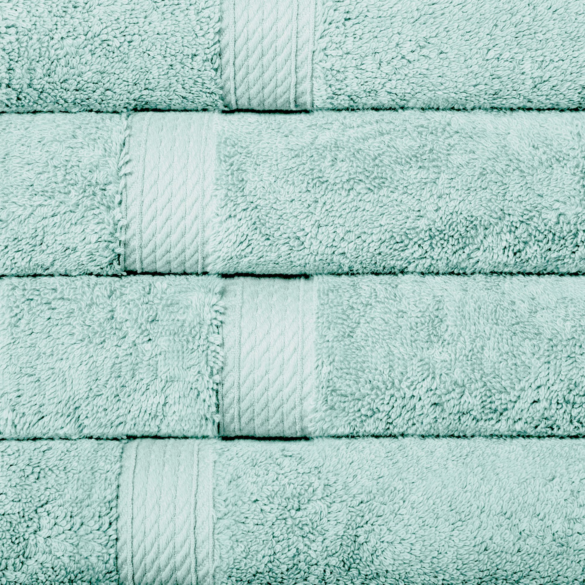 Superior 900 Gram 100% Premium Long-Staple Combed Cotton 4-Piece Hand Towel Set, Seafoam