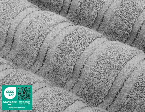 American Soft Linen Luxury 4 Piece Bath Towel Set, 600 GSM 100% Cotton Turkish Bath Towels for Bathroom, 27x54 in Large Bathroom Shower Towels