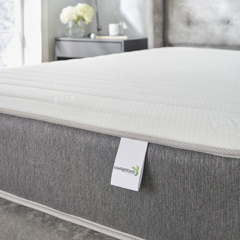 Starlight Beds Linear Grey Double Mattress, 4ft6 x 6ft3