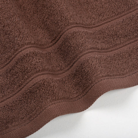 Perefly Bath Towels (30 X 50 CM) - Face & Hand Towels for Gym - Soft & Absorbent - Fast Drying Bathroom Face Cloths (Brown, 6 Pack)