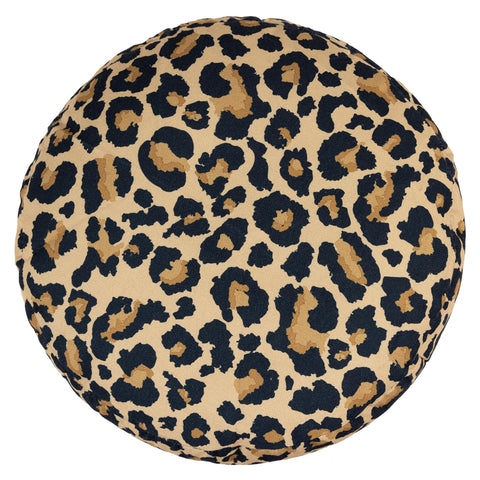 icon Milano Leopard Print Bean Bag Footstool with Filling Included