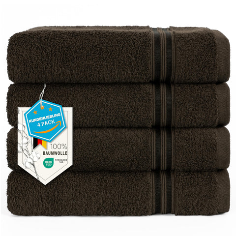 Hammetex Bathrobe 100% Cotton Unisex for Men and Women Quality 400 g/m² Quality Soft Absorbent Terry Towelling Bathrobe for Couples with Pockets