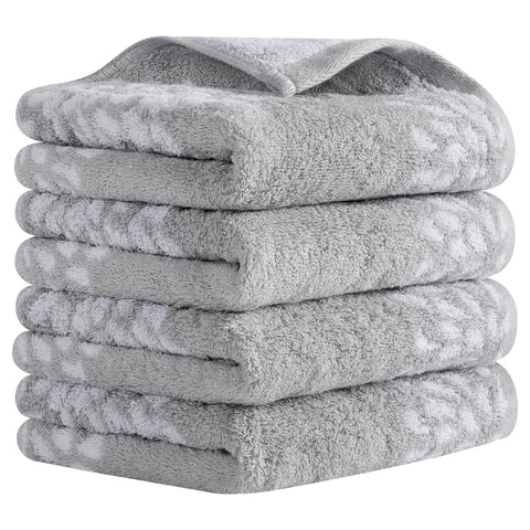 HMETOL Cartoon Patten Cotton Absorbent Soft Hand Towels