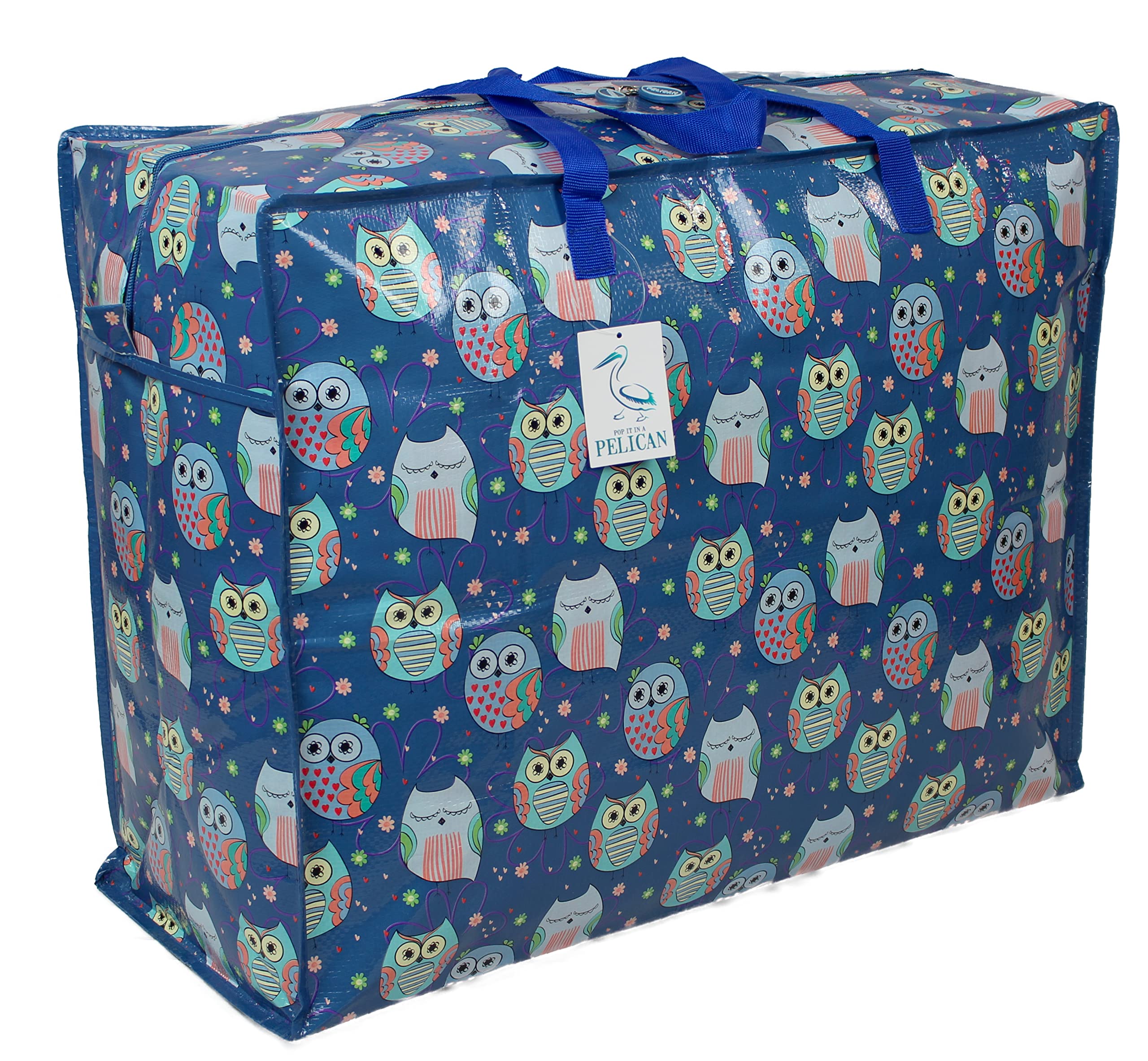 Storage Bags, 65 ltr 1x Pack, Sleepy Owls print