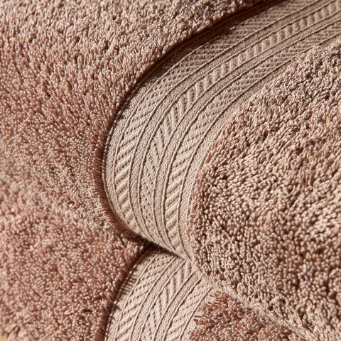 Christy Renaissance 6 Piece Towel Set | Mink Brown | 100% Egyptian Cotton Pile | Luxuriously Soft and Super Absorbent | 675 GSM
