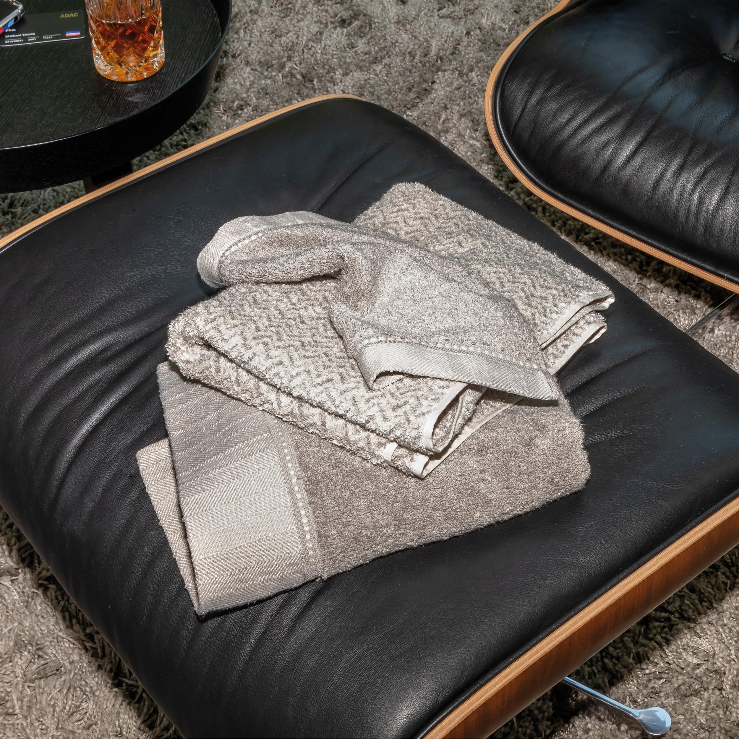 möve face Cloth, 85% Baumwolle / 10% Viskose aus Bambus-Zellstoff / 5% Leinen Cashmere, 30 x 30 cm